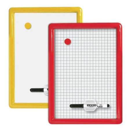 Lavagna arda 327as magnetica con pennarelli assortito [327as]