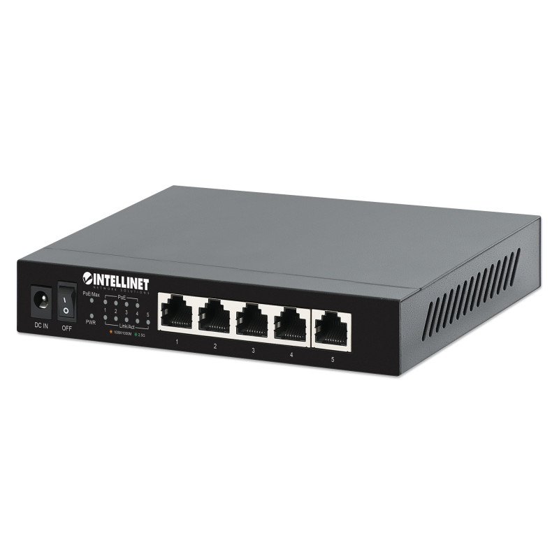 Switch intelinet 561921 ethernet poe+ 5 porte 2.5g 10/100/1000/2500mbps