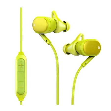 Auricolari neo rock bluetooth con microfono sportive giallo [rau0569yl]
