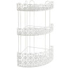 Scaffale metaltex florenz per bagno angolare 3 ripiani bianco [42.45.03]