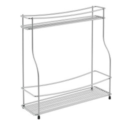 Scaffale metaltex balsamico acciaio rivestimento polytherm 35x12x37cm