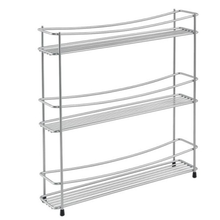 Portaspezie metaltex kumino 3 livelli 35x7x37cm polytherm grigio