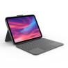 Tastiera e custodia logitech con trackpad per apple ipad 10a qwerty