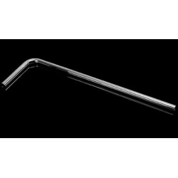 Tubo rigido in rame barrow 16/14mm 90 gradi 630mm nero [tdwg-16]