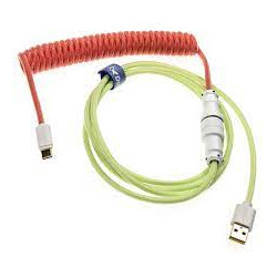 Cavo a spirale ducky premicord strawberry frog da usb tipo-c/a