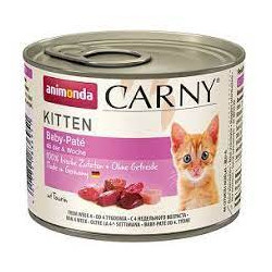 Cibo umido per gatti animonda carny baby-pate con manzo e pollo