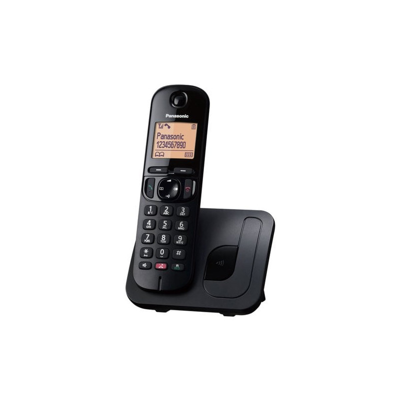 Telefono cordless panasonic kx-tgc250 nero [pnkx-tgc250jtb]