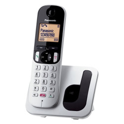Telefono cordeless panasonic kx-tgc250jtb grigio [pnkx-tgc250jts]