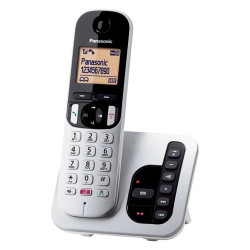 Telefono cordeless panasonic kx-tgc260jts argento [pnkx-tgc260jts]