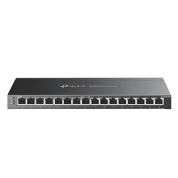 Switch tp-link 16 porte gigabit ethernet 10/100/1000 nero [tl-sg2016p]