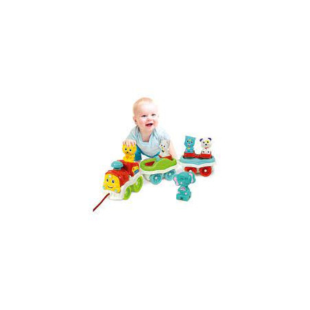 Trenino degli animali clementoni baby 3in1 [17740]