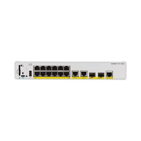 Switch cisco catalyst 9200cx gigabit ethernet 12porte bianco [c9200cx-12t-2x2g-a]