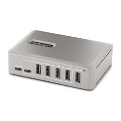 Hub usb startech.com usb-c 3.0 a 10 pt 10gbps 2porte grigio [10g8a2cs-usb-c-hub]