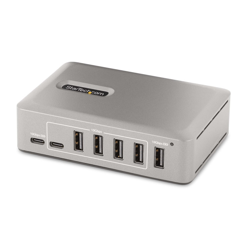 Hub usb startech.com usb-c 3.0 a 10 pt 10gbps 2porte grigio [10g8a2cs-usb-c-hub]