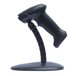 Lettore barcode kaptur 1d e 2d con supporto nero