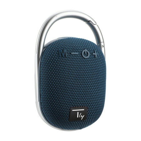 Altoparlante techly wireless bt v5.3 bluetooth 10m blu