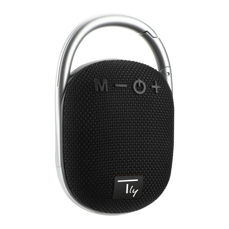 Altoparlante techly wireless bt v5.3 bluetooth 10m nero
