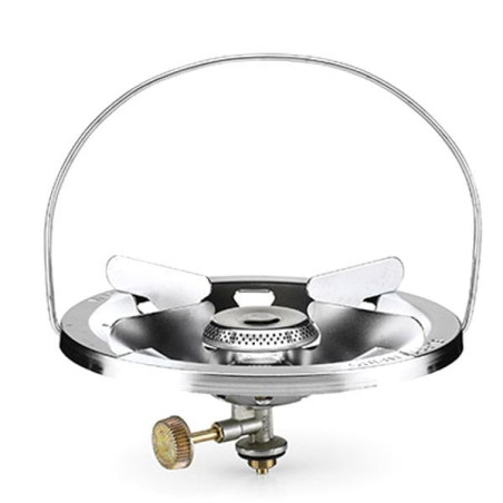 Fornello a gas eurocamping con rubinetto sulla bottiglia [53002102ce]