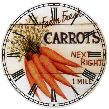 Orologio a muro xtra carrots 30cm [gh8063 - m2188]