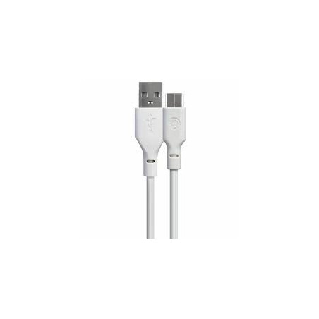 Cavo ricarica tiemme usb-a tipo-c 100cm bianco [3655k]