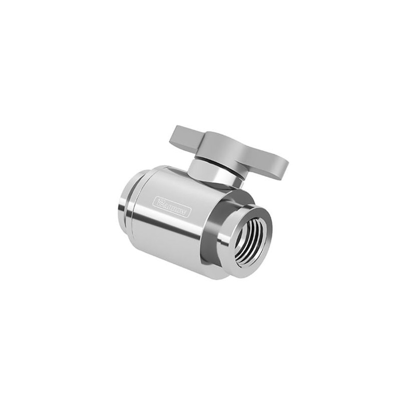 Valvola a sfera barrow wabw-214 g1/4 pollici 10mm argento [tlqfs-v1