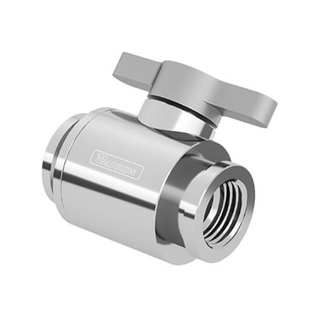 Valvola a sfera barrow wabw-214 g1/4 pollici 10mm argento [tlqfs-v1