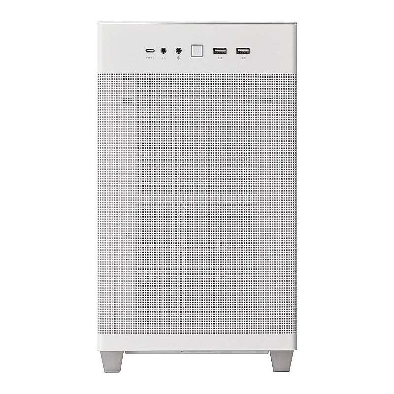 Case asus prime ap201 microatx mini tower con vetro temperato bianco