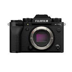 Fotocamera fujifilm x-t5 silver solo corpo nero