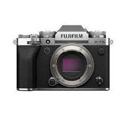 Fotocamera fujifilm x-t5 silver solo corpo argento/nero