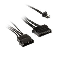 Cavo alimentazione ventole kolink da 3 pin a 2x 4pin molex 245mm