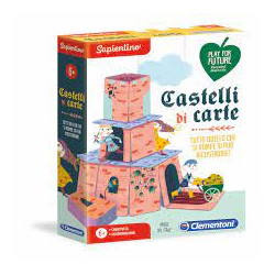 Giocattoli clementoni sapientino castelli di carte lettura e scrittura