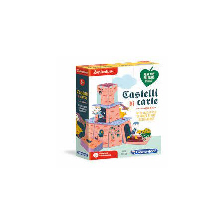 Giocattoli clementoni sapientino castelli di carte lettura e scrittura