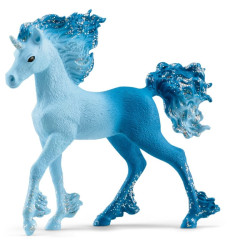 Figurina schleich bayala elementa water flame egg blu [70758]