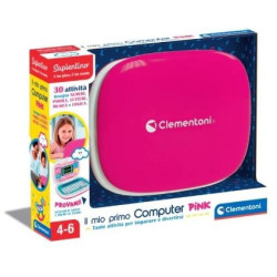 Gioco educativo clementoni il mio primo computer rosa [16403]