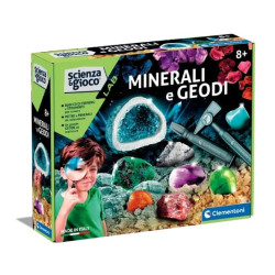 Gioco educativo clementoni minerali e geodi multicolore [19350]