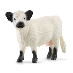 Figurina schleich fw mucca galloway nero/bianco [13960]