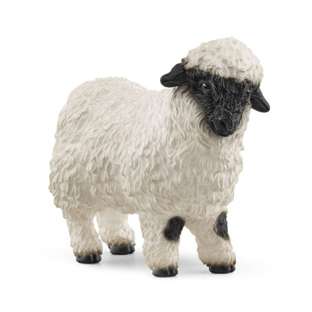 Figurina schleich fw walliser blacknose sheep nero/bianco [13965]