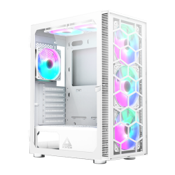 Case montech x3 glass midi-tower 6 ventole rgb vetro temperato