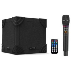 Altoparlante empire portatile qubo con microfono 100w [hs.miniqubo]
