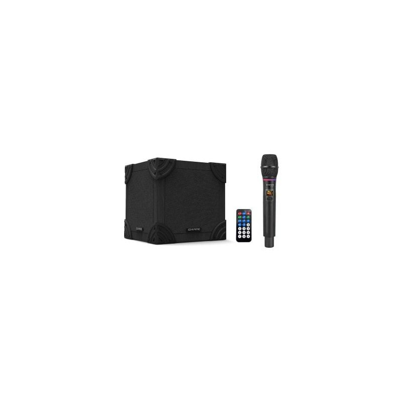 Altoparlante empire portatile qubo con microfono 100w [hs.miniqubo]