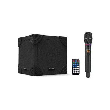 Altoparlante empire portatile qubo con microfono 100w [hs.miniqubo]