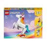 Lego creator 3 in 1 31140 unicorno magico multicolore
