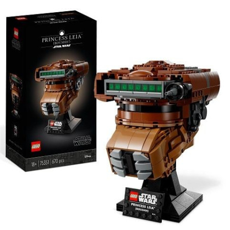 Gioco da costruzione lego star wars princess lea boushh casco costruibile