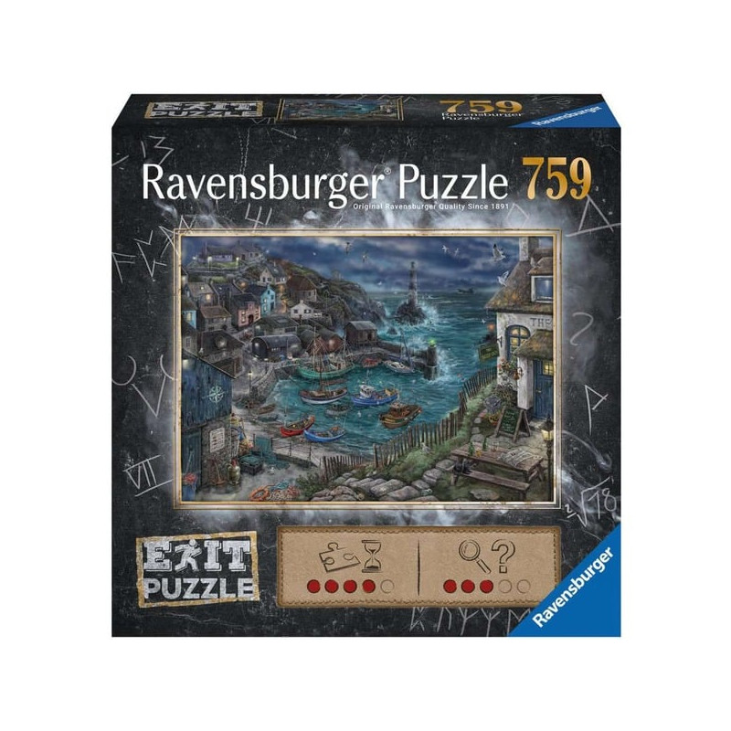 Puzzle ravensburger il villaggio di pescatori 759pz [17365]