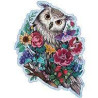 Puzzle ravensburger in legno gufo misterioso 150pz multicolore [17511]
