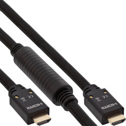 Cavo hdmi inline ethernet maschio/maschio 25m premium contatti dorati