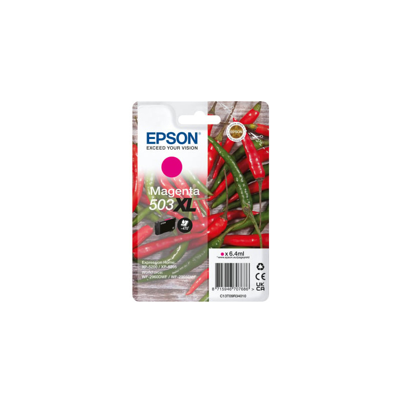 Cartuccia epson no.503xl 1pz magenta