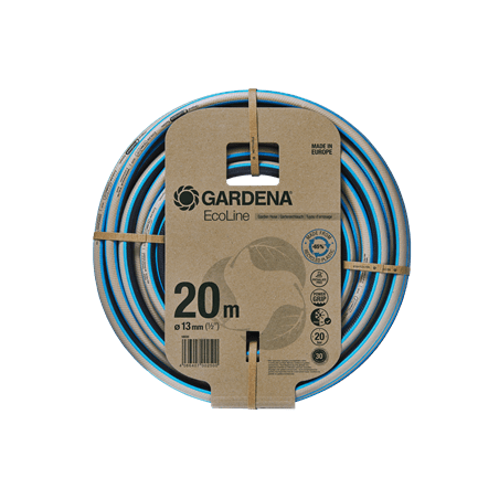 Tubo flessibile gardena ecoline 13mm 20m nero/blu/grigio [18930-20]