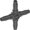 Connettore tubo gardena micro-drip-system a x 4.6mm/3/16"/nero