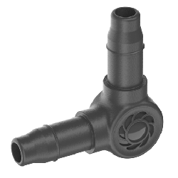 Raccordo gardena micro-drip-system a l 4.6 mm (3/16) nero